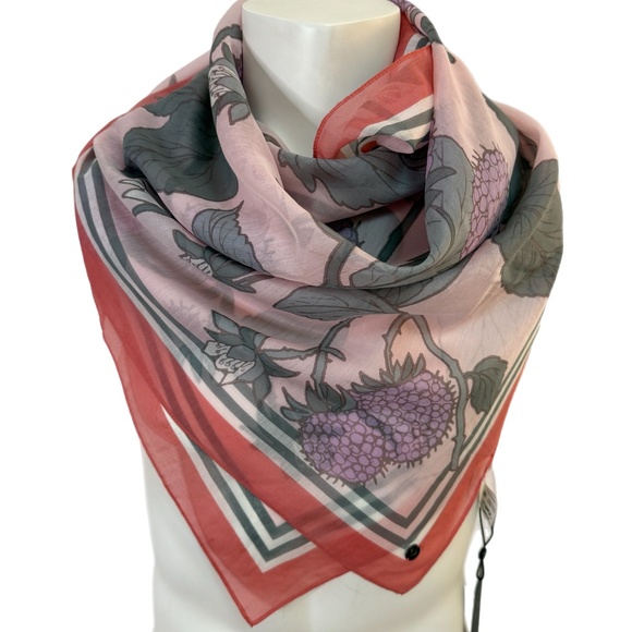 Fraas Cotton-Silk Blend Floral Scarf – New with tag - Picture 1 of 14